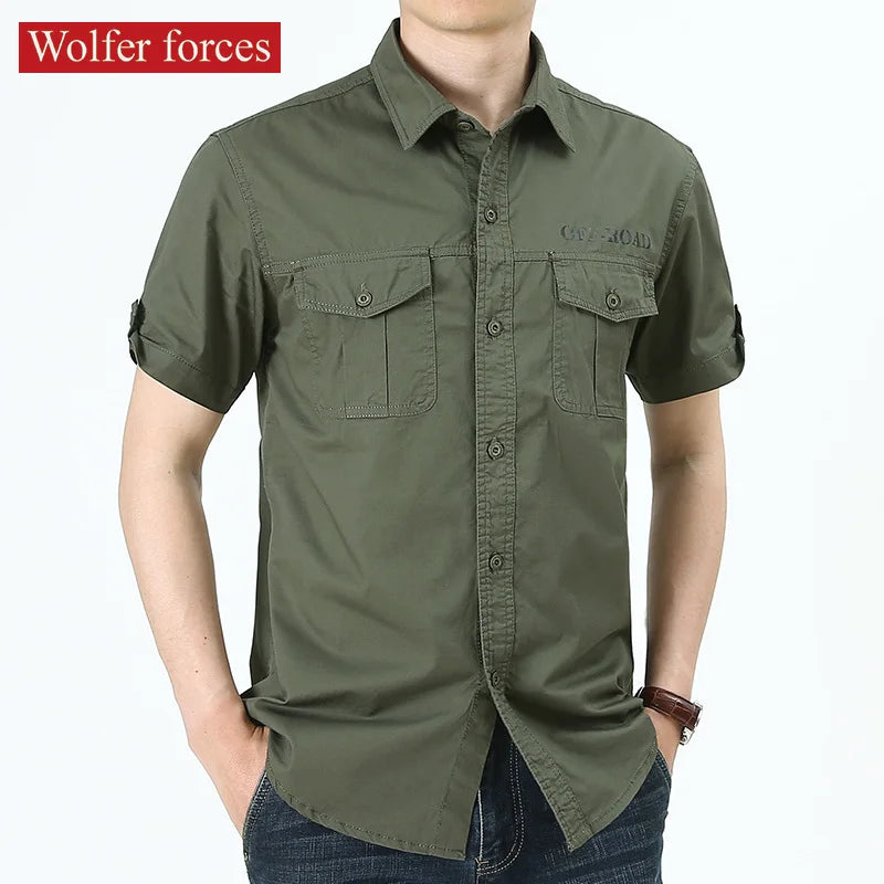 Short Sleeve Men's Shirts For Summer Jackets Clothing Mens Male Shirt Casual Fit Man Camisa Social Camiseta Masculina