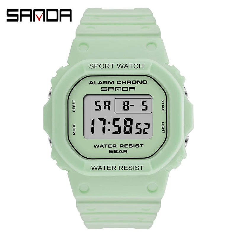 SANDA G Style Digital Watch Men Waterproof  Ms Watch Sport Men Watches Boy Girl Electronic relogio masculino Relógio mulher