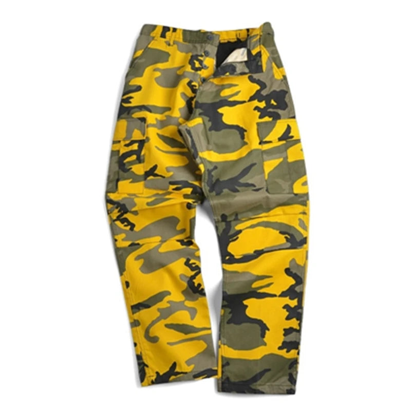 Lightweight camouflage tactical military army women new style boys cotton cargo 6 pocket workwear korea pants Combat trouser men