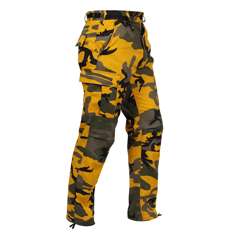 Lightweight camouflage tactical military army women new style boys cotton cargo 6 pocket workwear korea pants Combat trouser men