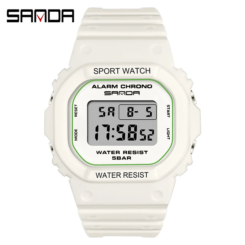 SANDA G Style Digital Watch Men Waterproof  Ms Watch Sport Men Watches Boy Girl Electronic relogio masculino Relógio mulher