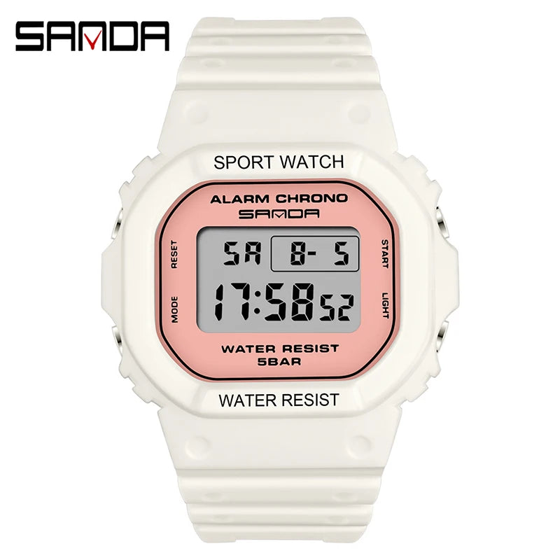 SANDA G Style Digital Watch Men Waterproof  Ms Watch Sport Men Watches Boy Girl Electronic relogio masculino Relógio mulher