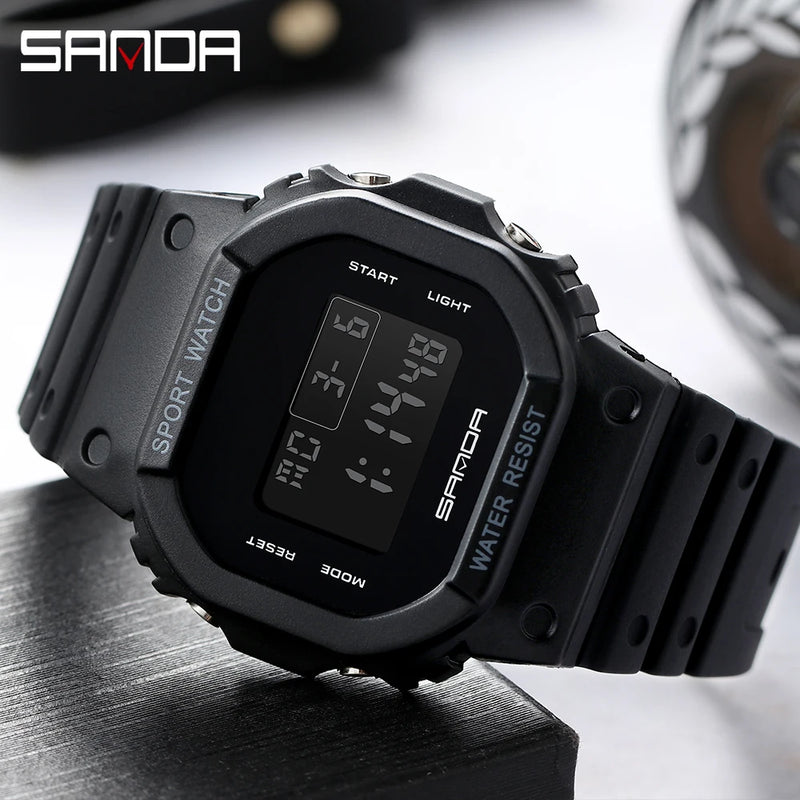 SANDA G Style Digital Watch Men Waterproof  Ms Watch Sport Men Watches Boy Girl Electronic relogio masculino Relógio mulher