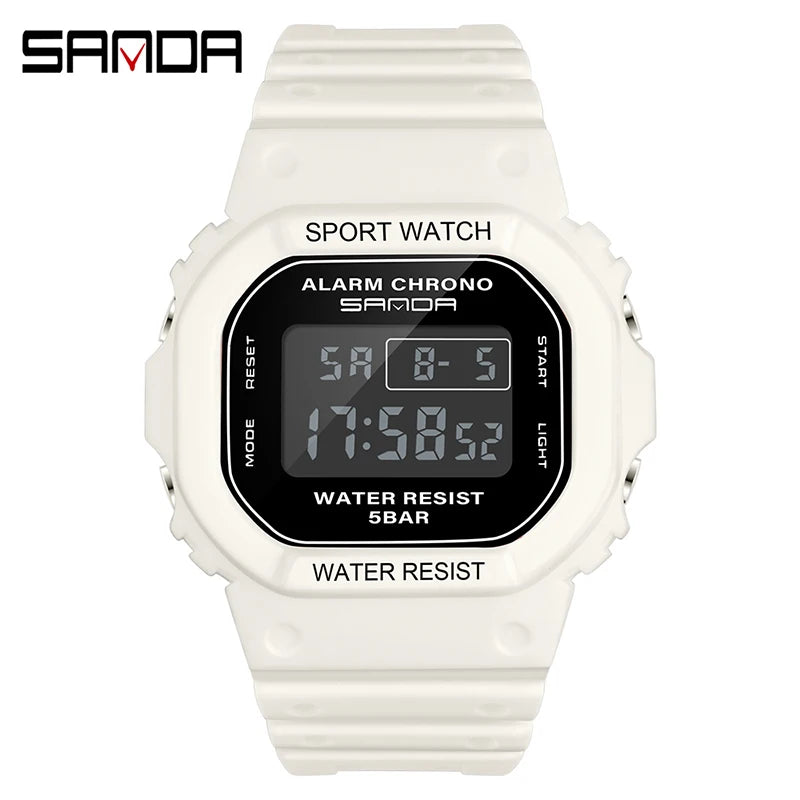 SANDA G Style Digital Watch Men Waterproof  Ms Watch Sport Men Watches Boy Girl Electronic relogio masculino Relógio mulher