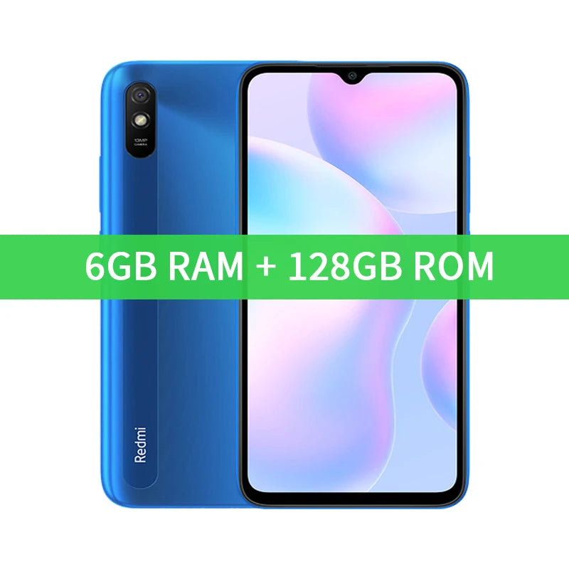 Xiaomi Redmi 9A Global Rom Smartphone 64GB/128GB Cellphone 5000mAh 6.53 inch MTK Helio G25 Octa Core 13MP Smart phone CN Version