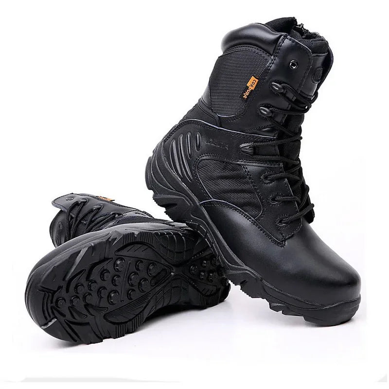 Winter Mens Boots Special Forces Combat High Boots Outdoor Sport Male Shoes Climb Mountains Cross Country Men's Shoes