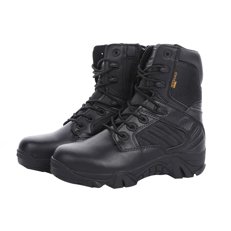 Winter Mens Boots Special Forces Combat High Boots Outdoor Sport Male Shoes Climb Mountains Cross Country Men's Shoes