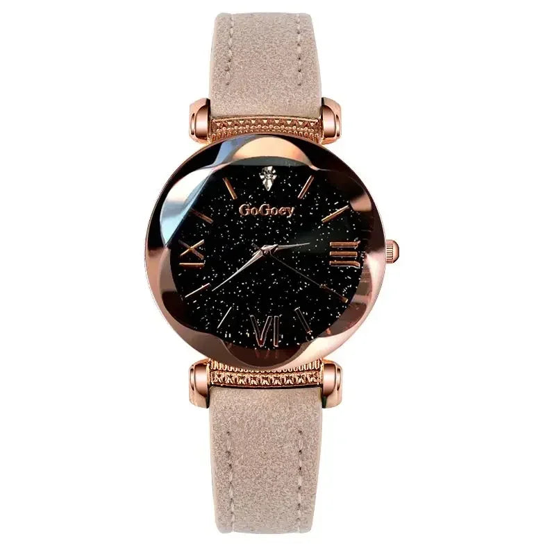 Women Watches Watch for Women Ladies Starry Sky Quartz Wristwatch  Montre Femme Reloj Mujer Horloges Vrouwen Relógio Clocks