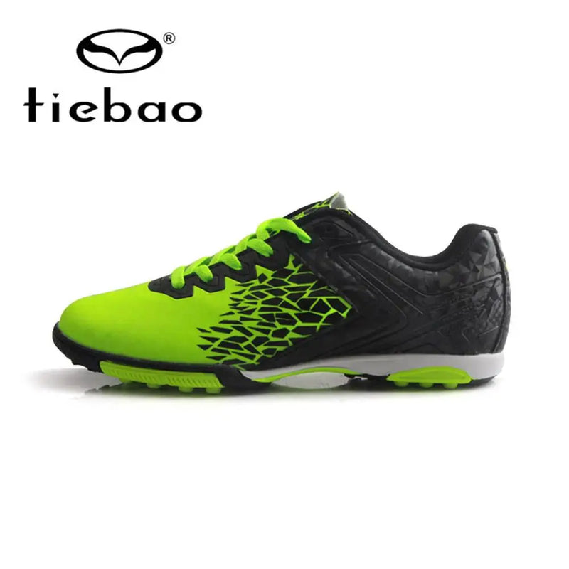 TIEBAO Professional Football Shoes Kids Adult Chuteira Futebol TF Turf Soccer Boots Outdoor Training Football Sneakers EU 35-44