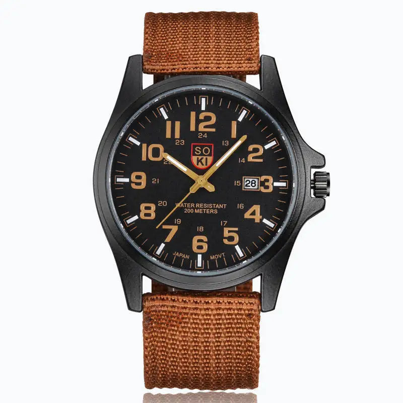 Fashion Nylon Strap Quartz Watch Men Watches Brand Couple Round Dial Wrist Watch Relógio Masculino Подарок Мужчине שעונים לגברים