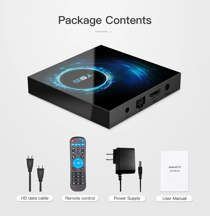 2024 Smart TV Box T95 Android10 6K AllwinnerH616 Quadcore  cortex-A53 2GB4GB32GB64GB128GB Mali-G31 MP2 Media Player Set Top Box