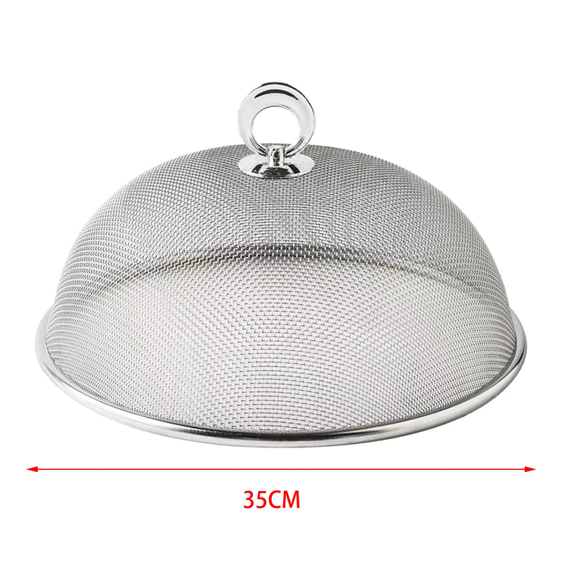 Stainless Steel Food Tent Umbrella Food Dome Fine Mesh Screen Reusable Durable Dish Cover Net for Outdoor Party Camping