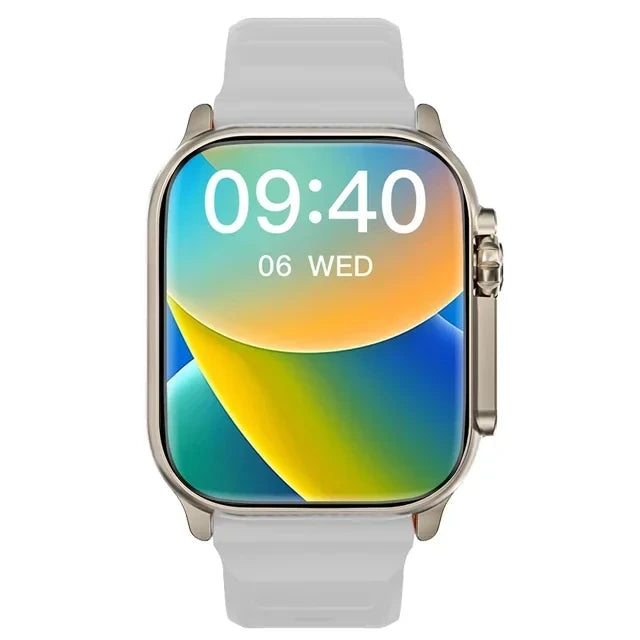 New Watch T10 U2 Smart Watch 49mm 2024 New NFC Men Women GPS Track Bluetooth Call BT Music Games Wireless Charging Smartwatch