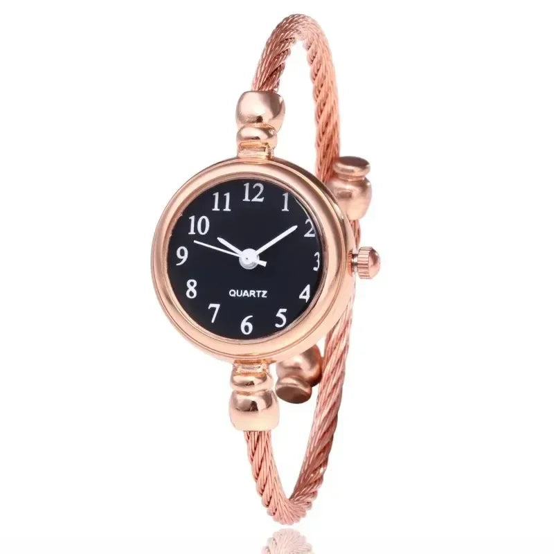 Women Bracelet Watch Small Gold Bangle Women Watches Stainless Steel Retro Ladies Quartz Wristwatch Clock Dress Watch Relógio