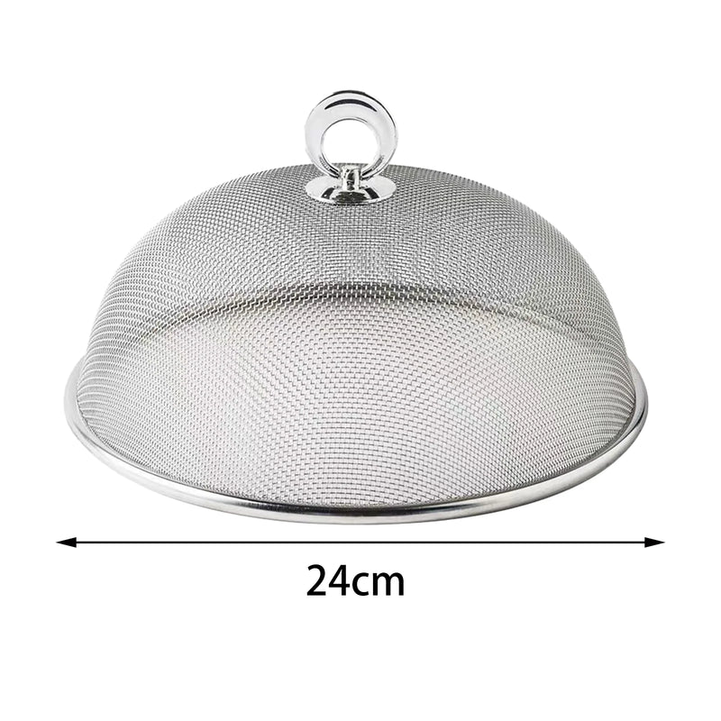 Stainless Steel Food Tent Umbrella Food Dome Fine Mesh Screen Reusable Durable Dish Cover Net for Outdoor Party Camping