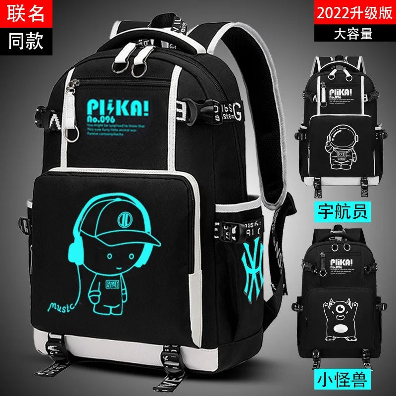 Waterproof Luminous Kids Backpack Children School Bags For Boys Orthopedic School Backpack Primary Schoolbag Book Bag Mochila