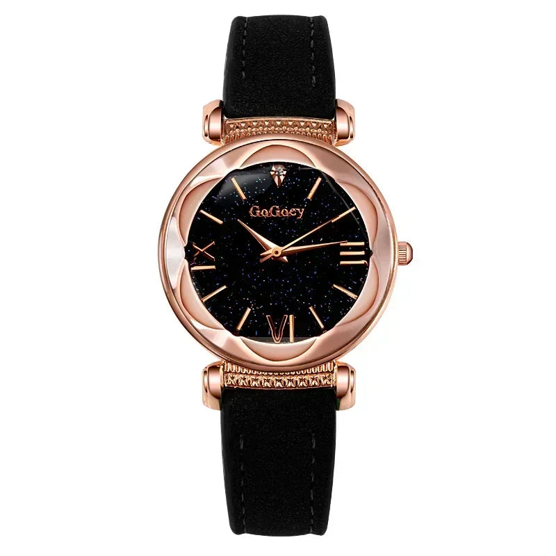 Women Watches Watch for Women Ladies Starry Sky Quartz Wristwatch  Montre Femme Reloj Mujer Horloges Vrouwen Relógio Clocks