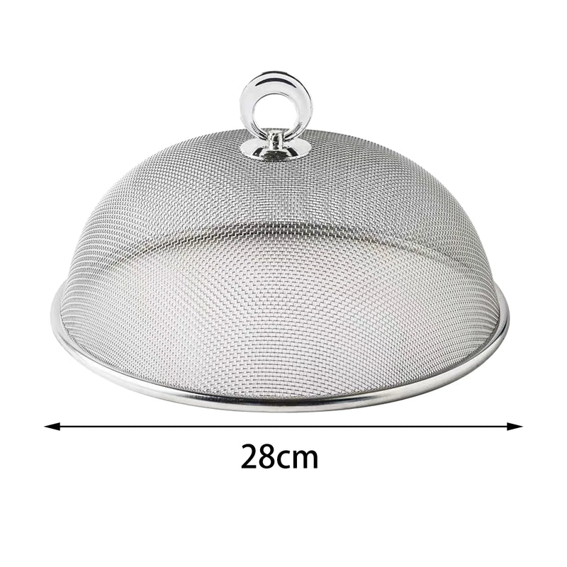 Stainless Steel Food Tent Umbrella Food Dome Fine Mesh Screen Reusable Durable Dish Cover Net for Outdoor Party Camping