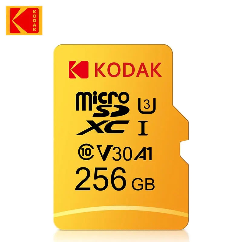 Kodak Micro SD Card Mini SD Class10 32GB 64GB 128GB 256GB High Speed Write Super Compatibility Phone Camera Meomory Card