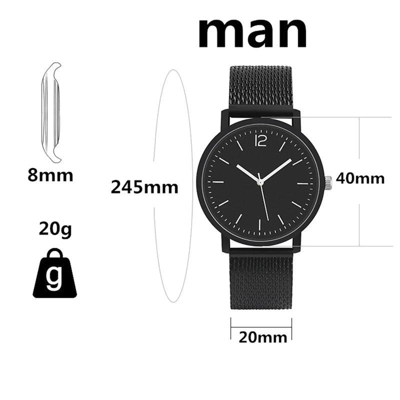 Fashion Student Sports Couple Watch Men Fashion Number Pointer Quartz Watches for Lovers Hand Clock for Women Wristwatch Relógio