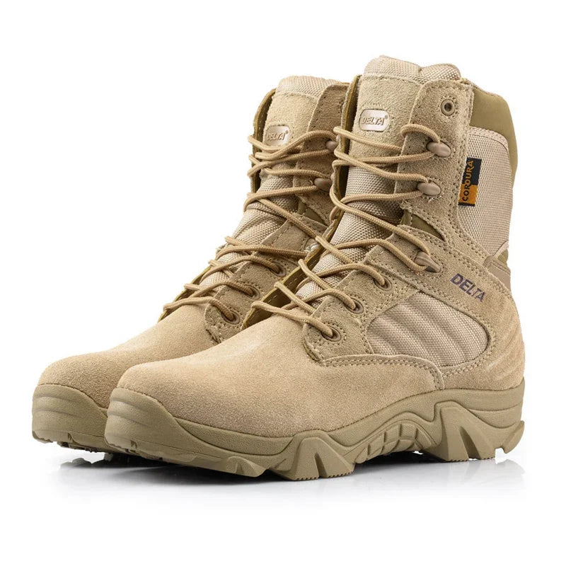 Winter Mens Boots Special Forces Combat High Boots Outdoor Sport Male Shoes Climb Mountains Cross Country Men's Shoes