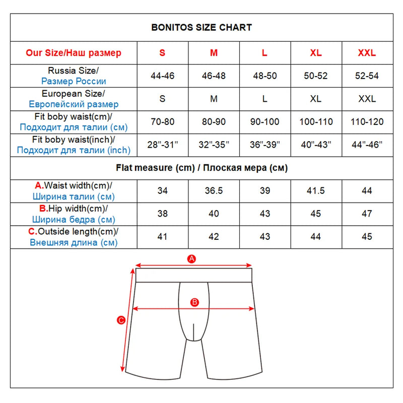 Long Leg 3pcs Pack Men Panties Polyester Underwear Male Brand Boxer And Underpants For Homme Lot Luxury Set Sexy Shorts Slip