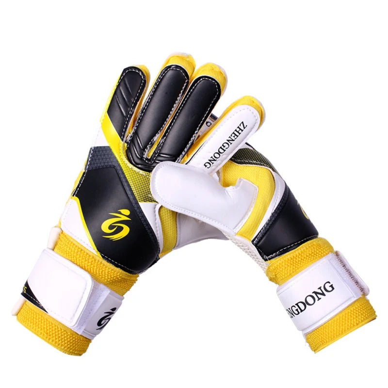 Kids Adults Professional Soccer Goalkeeper Gloves Finger Protection Goal Thickened Latex Football Gloves for futbol futebol Goal