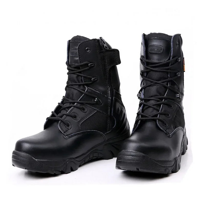 Winter Mens Boots Special Forces Combat High Boots Outdoor Sport Male Shoes Climb Mountains Cross Country Men's Shoes