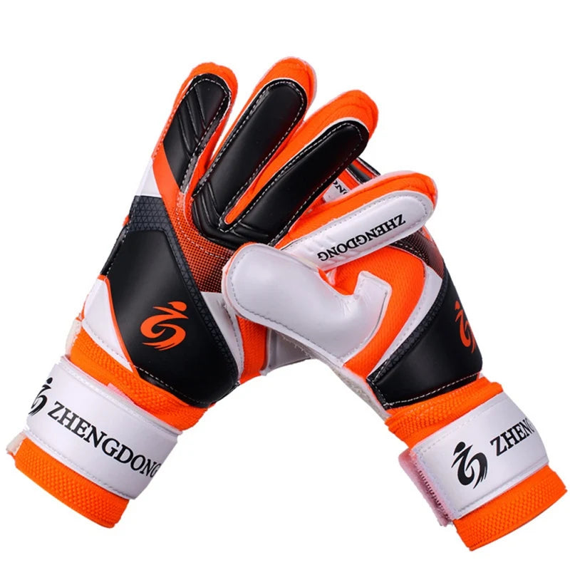 Kids Adults Professional Soccer Goalkeeper Gloves Finger Protection Goal Thickened Latex Football Gloves for futbol futebol Goal