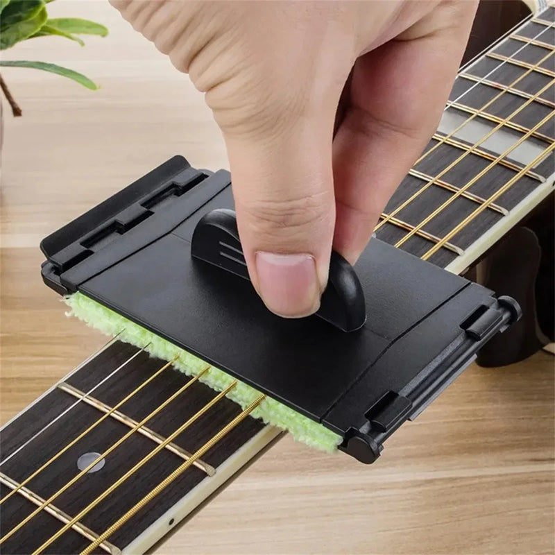 Guitar String Cleaner Clean Fretboard Cloth Tool for Maintenance and Care of Violin, Bass, Ukulele, Electric Guitars