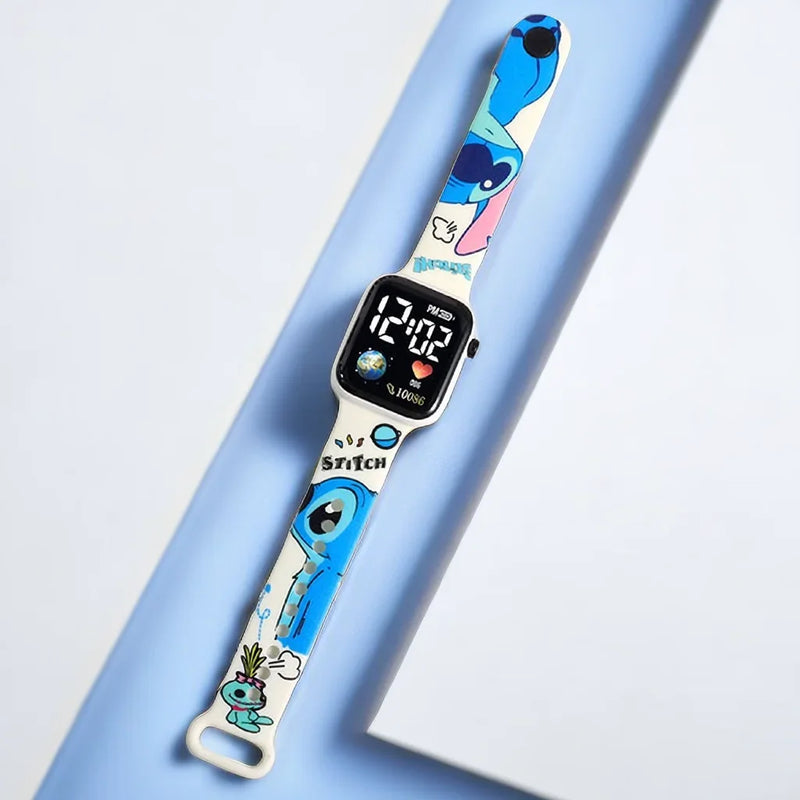 New Stitch Children Watches Girls Reloj Inteligente Para Niños Niña Reloj Hello Kitty Digital Watch Women Relógio Infantil