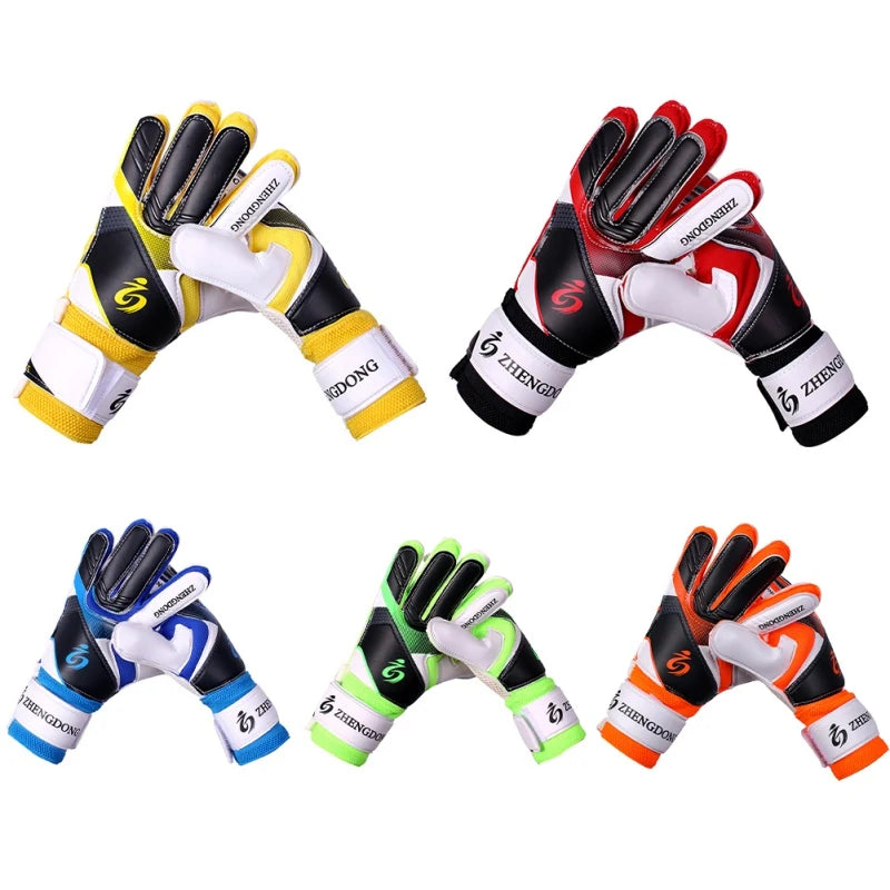 Kids Adults Professional Soccer Goalkeeper Gloves Finger Protection Goal Thickened Latex Football Gloves for futbol futebol Goal