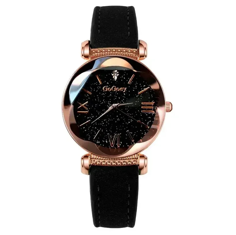 Women Watches Watch for Women Ladies Starry Sky Quartz Wristwatch  Montre Femme Reloj Mujer Horloges Vrouwen Relógio Clocks