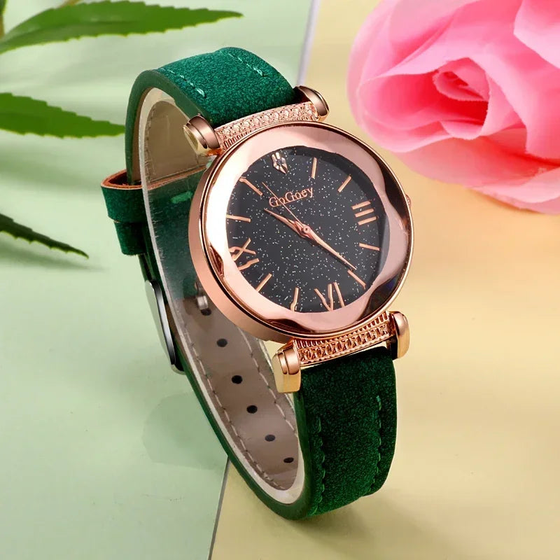 Women Watches Watch for Women Ladies Starry Sky Quartz Wristwatch  Montre Femme Reloj Mujer Horloges Vrouwen Relógio Clocks