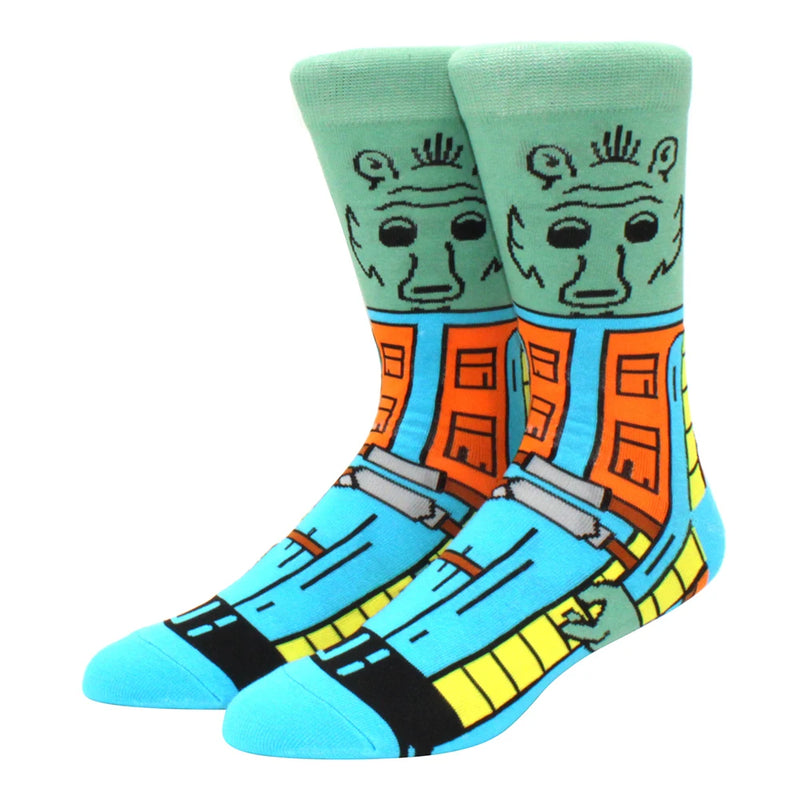 2023 Funny Socks Men's Hip Hop Printing Novelty Crazy Soken Hip Hop Unisex Comfortable Fashion Women's Skateboarding Happy Meias