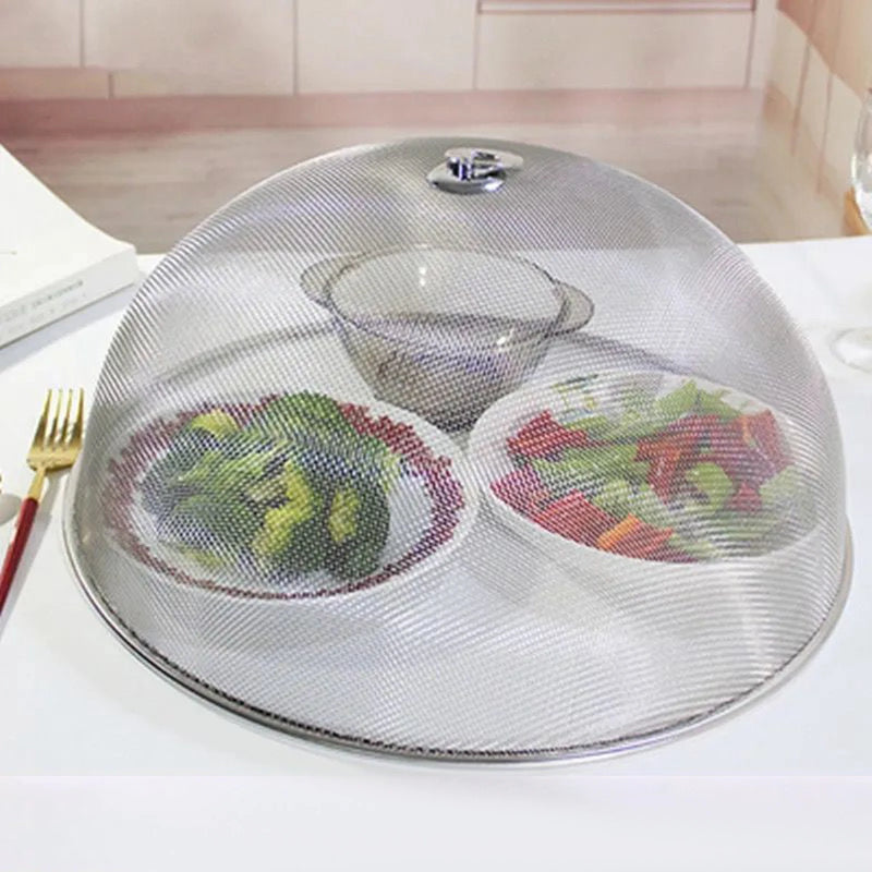 Stainless Steel Food Tent Umbrella Food Dome Fine Mesh Screen Reusable Durable Dish Cover Net for Outdoor Party Camping