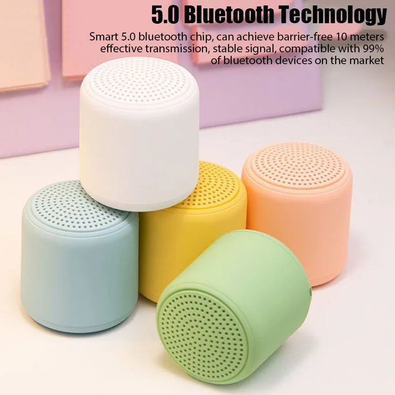 Original  Bluetooth Speaker Portable Outdoor Loudspeaker Wireless Mini Column 3D Stereo Music Surround Bass Box Mic