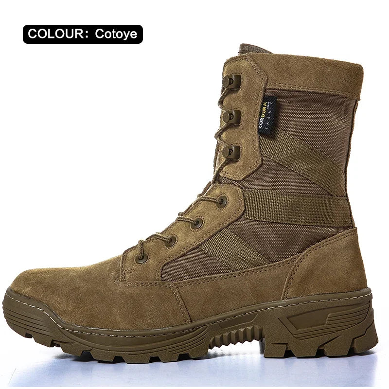 Hiking Shoes Waterproof Trekking  Men Men's shoes Sneakers Boots Layer Split-grain Gear Boots Botines Hombre Sneakers