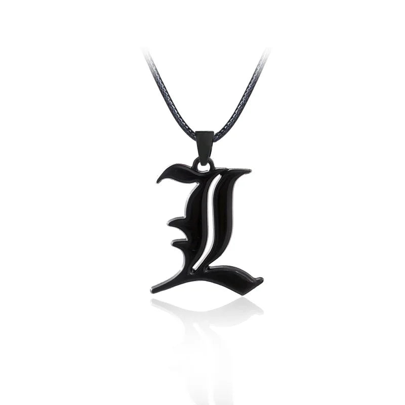 Anime Death Book Pendant Necklace Black Book Desgin Colar Rope Chain Punk Cross Choker Jewelry Fans Prop Accessories