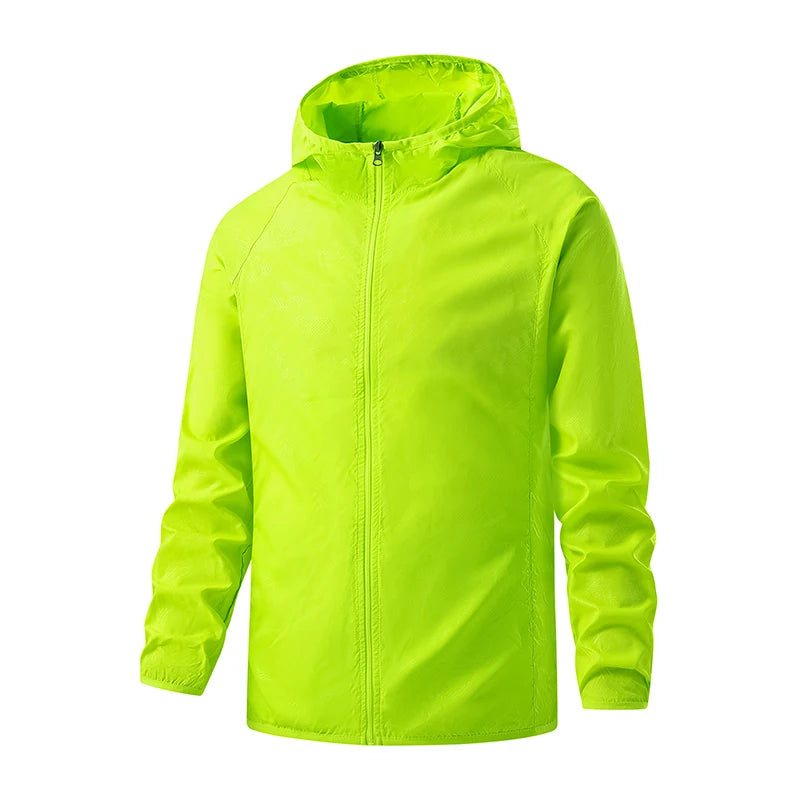 LNGXO Waterproof Hiking Jackets for Men and Women Sun Protection Windbreaker Camping Climbing Rain Coat Unisex Portable Clothes