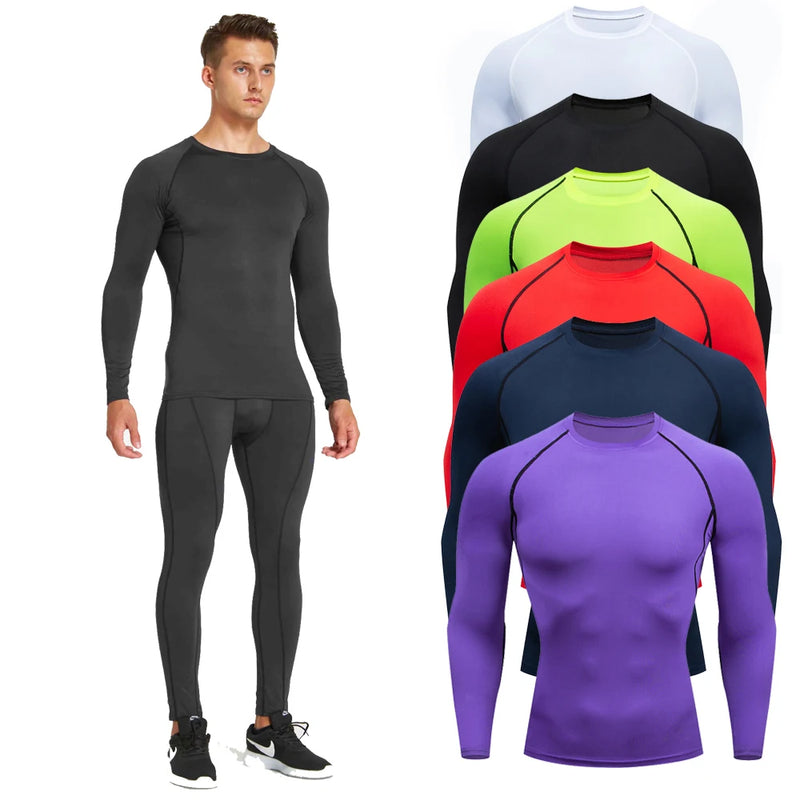 Underwear For Men Camiseta Termica Sport Tight Shirt Men's Underwear Thermos Cueca Hombre Quick-Dry Ropa Interior Hombre