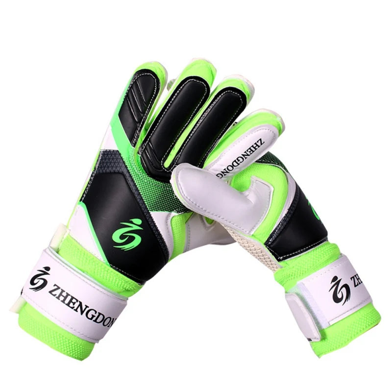 Kids Adults Professional Soccer Goalkeeper Gloves Finger Protection Goal Thickened Latex Football Gloves for futbol futebol Goal