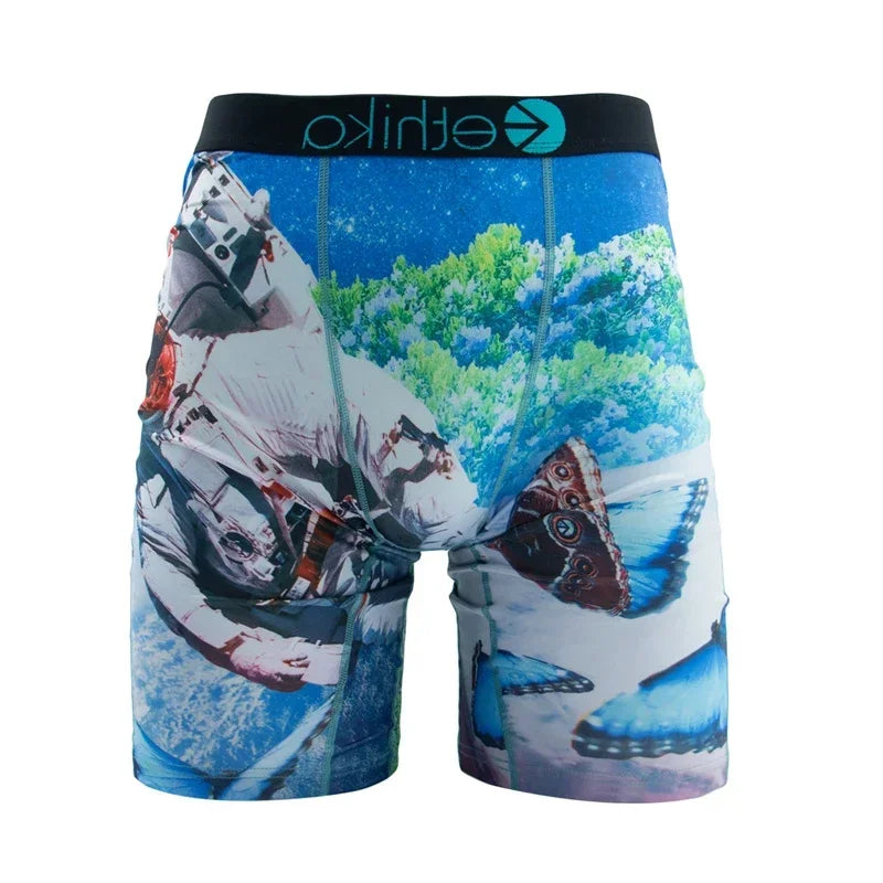 Fashion Sexy Men Underwear Boxers Shorts Cueca Men's Panties Underpants Male Boxershorts Plus Size XXXL Breathable Boxer Briefs