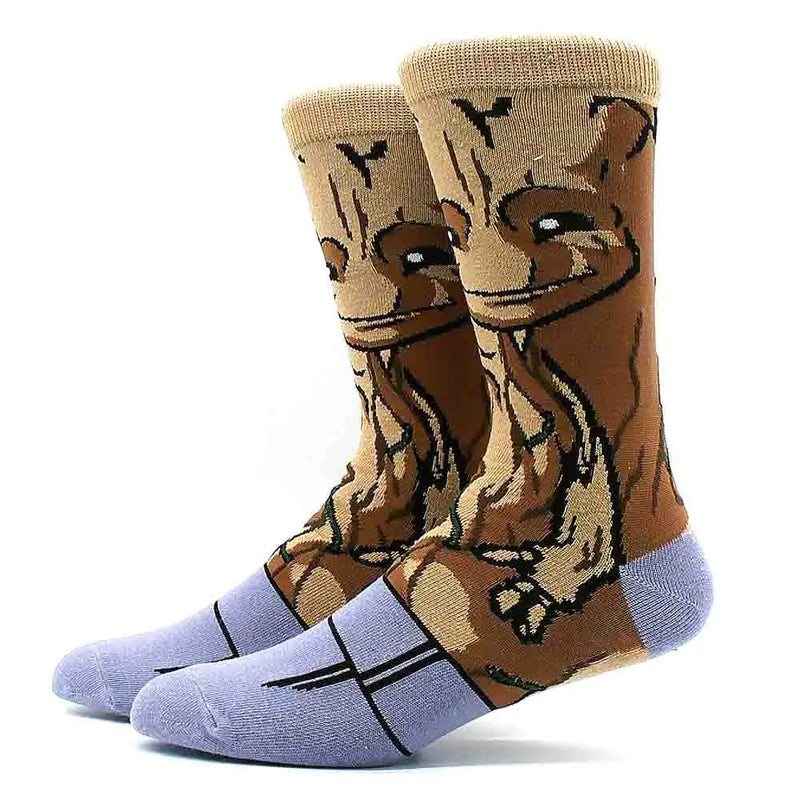 2023 Funny Socks Men's Hip Hop Printing Novelty Crazy Soken Hip Hop Unisex Comfortable Fashion Women's Skateboarding Happy Meias