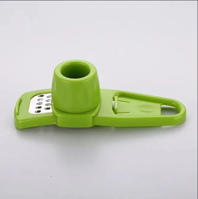 1pc Pack Mini Garlic Grinder Creative Garlic Press Kitchen Garlic Mash Manual Garlic Mashing Green Kitchen Gadgets